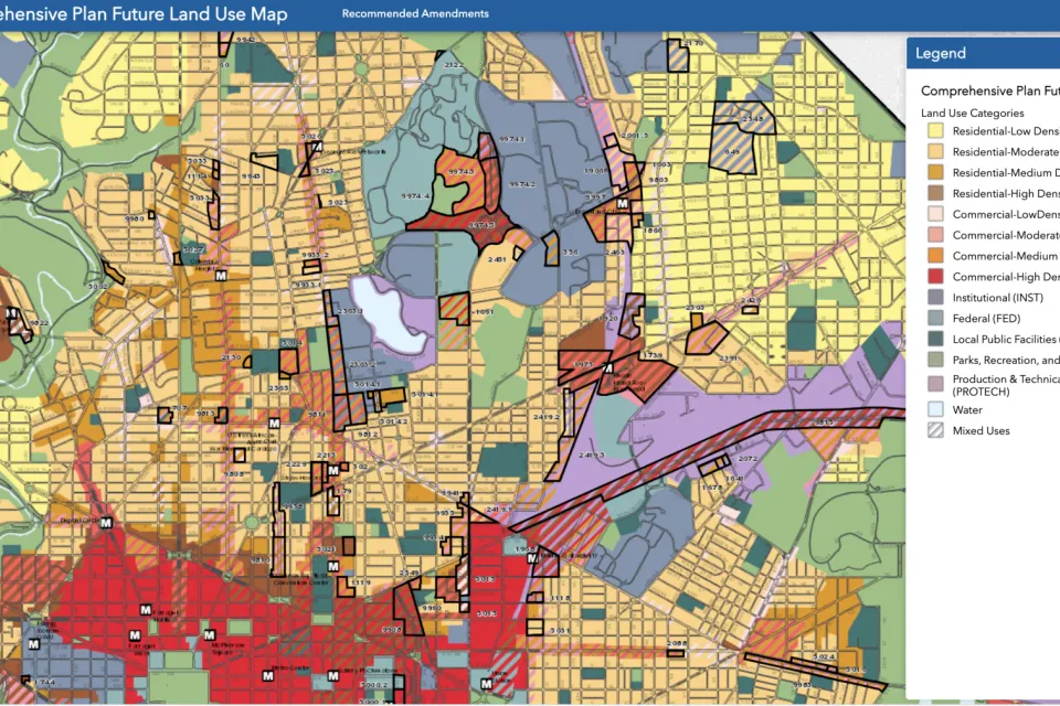 D.C. Land Use Map